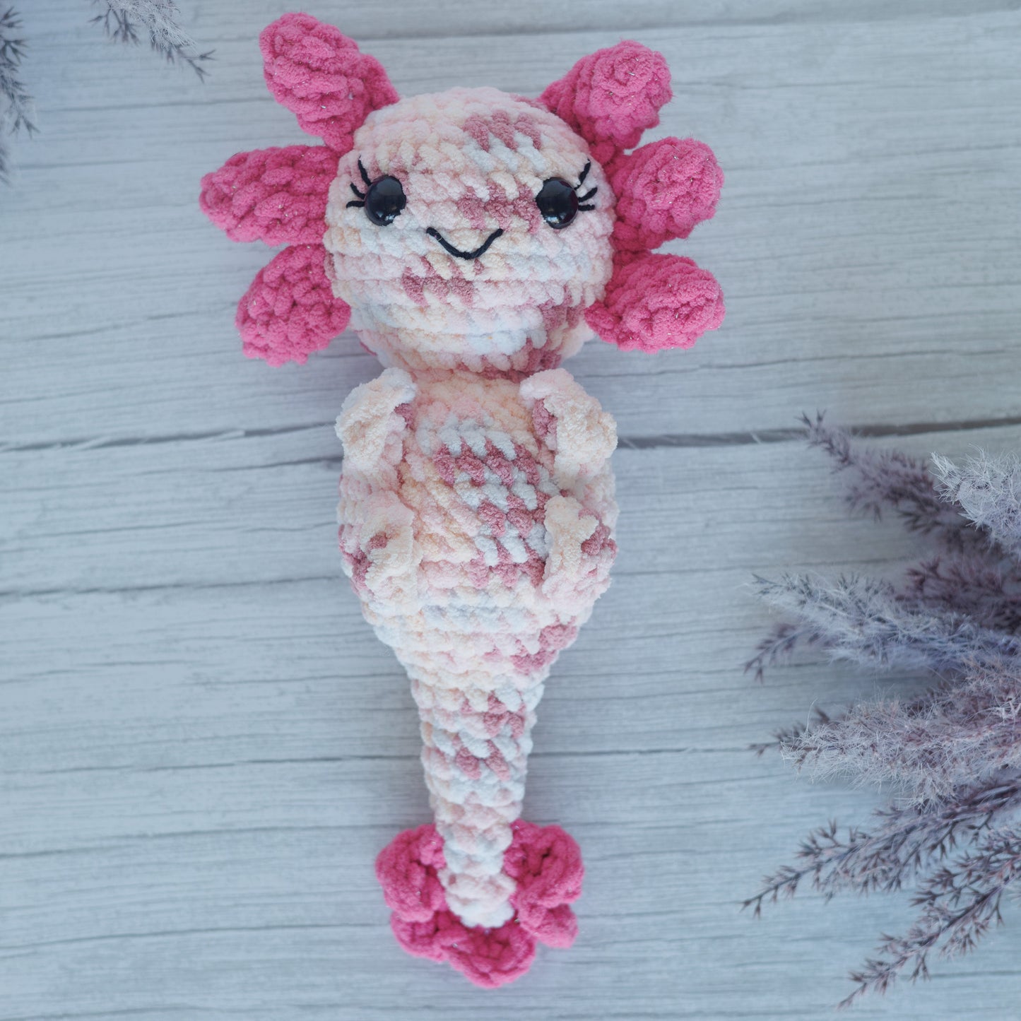 Axolotl Crochet Plush Toy