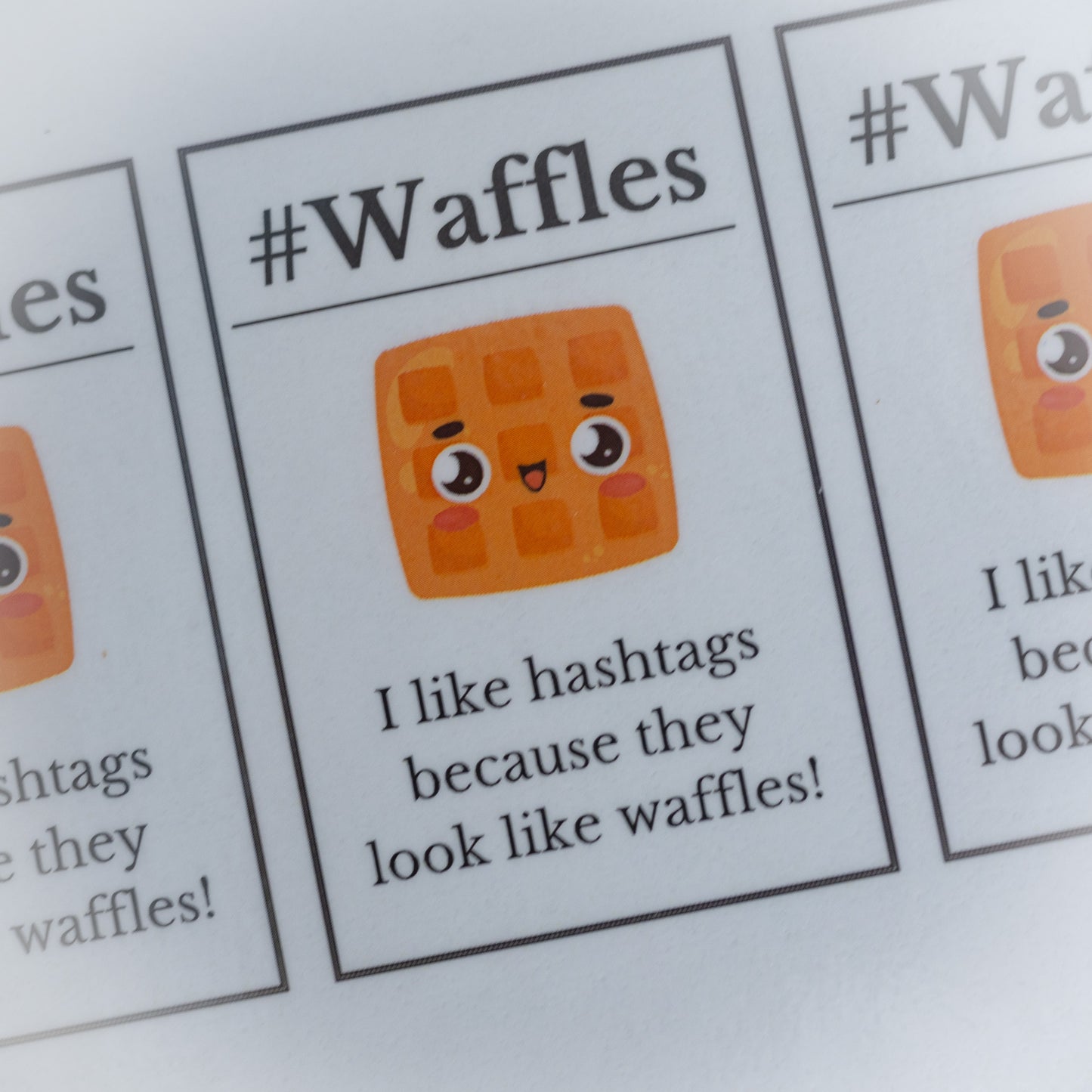 Waffle Crochet Plush Toy