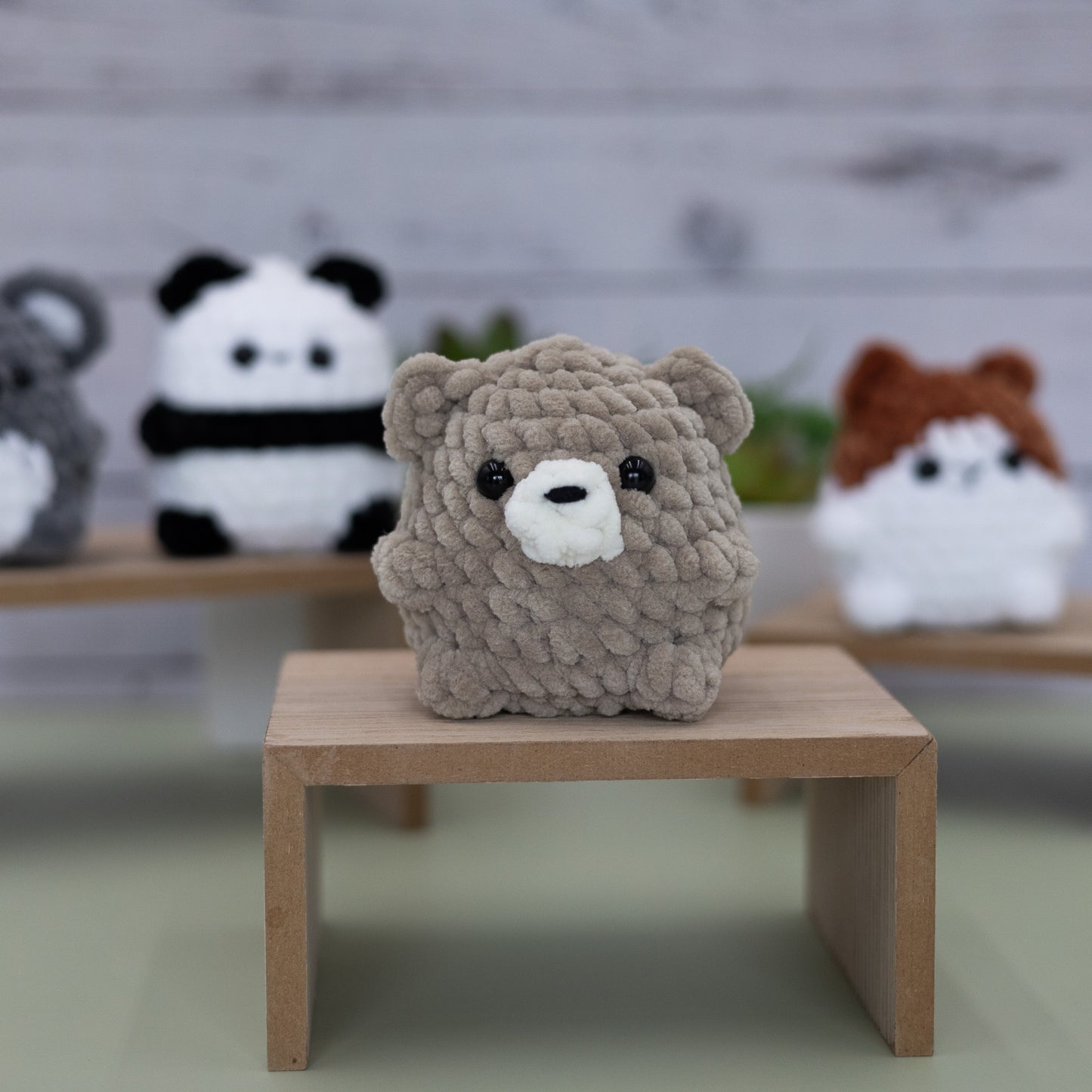 Mini Bear Collection Crochet Plush Toy