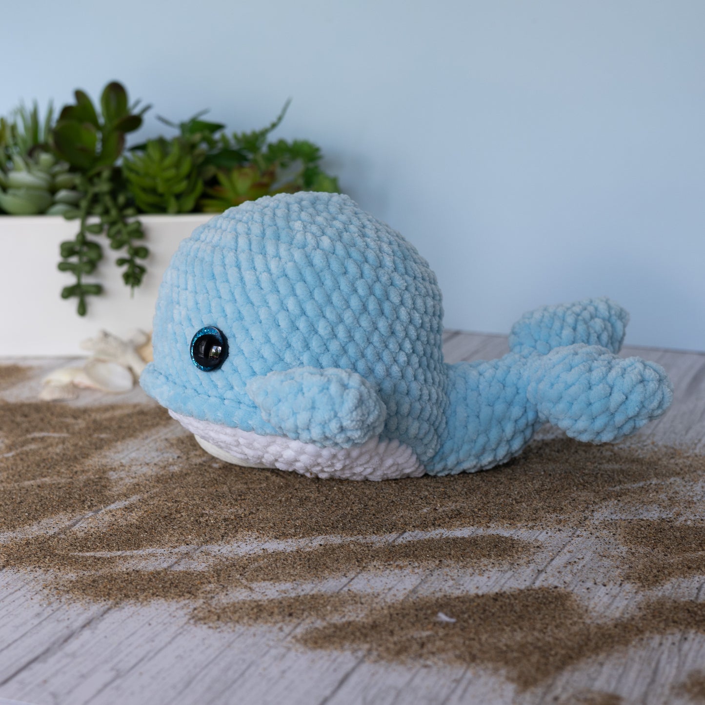 Whale Crochet Plush Toy