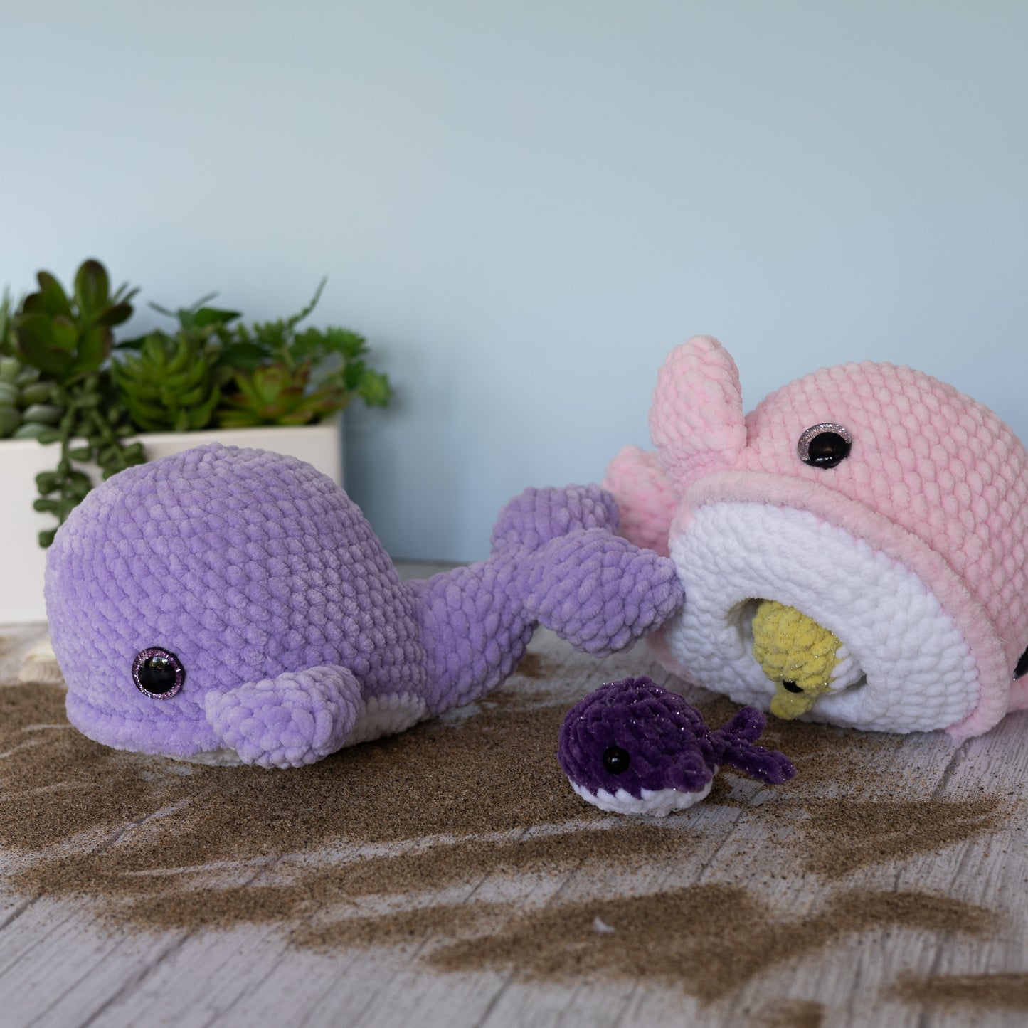 Whale Crochet Plush Toy