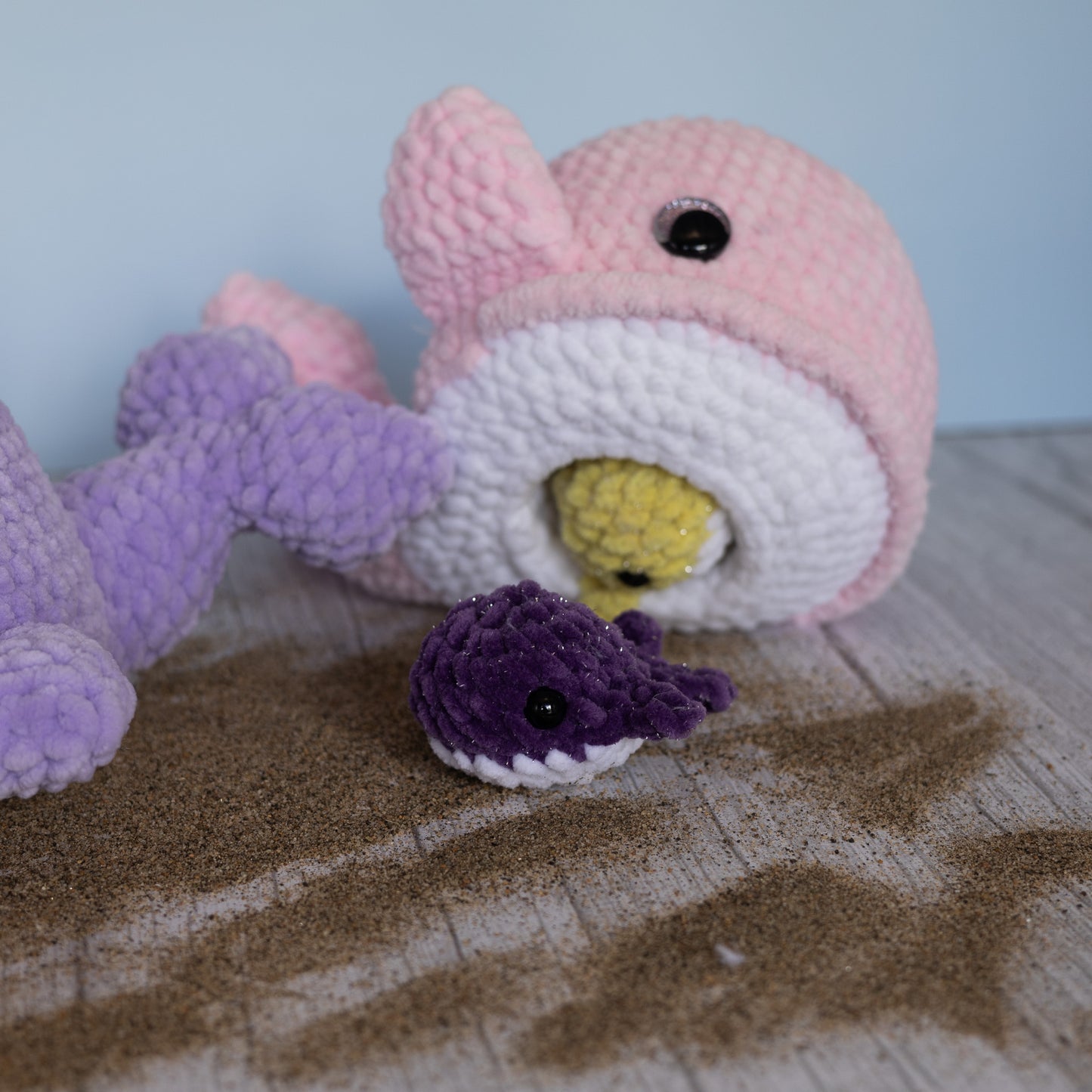 Whale Crochet Plush Toy