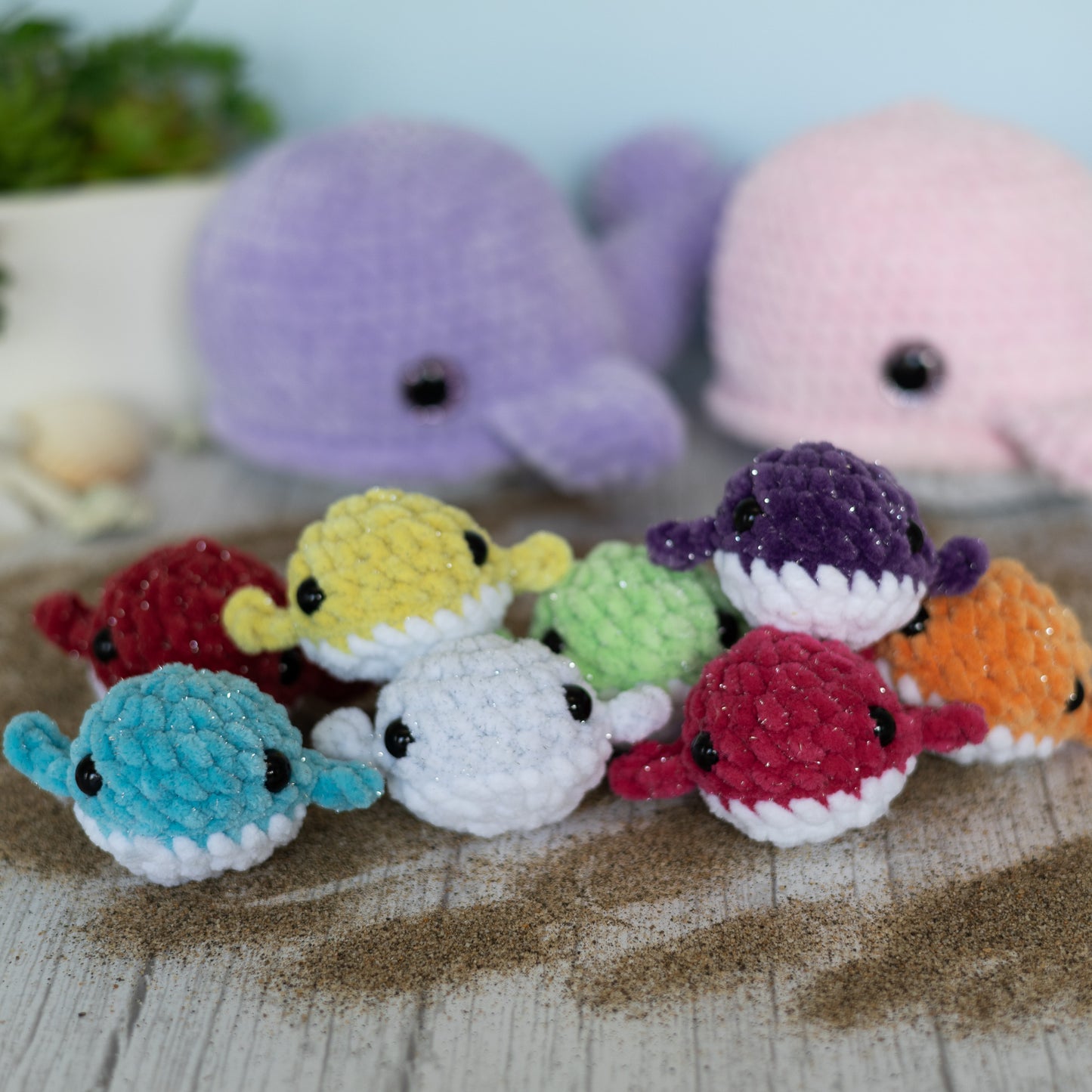 Whale Crochet Plush Toy