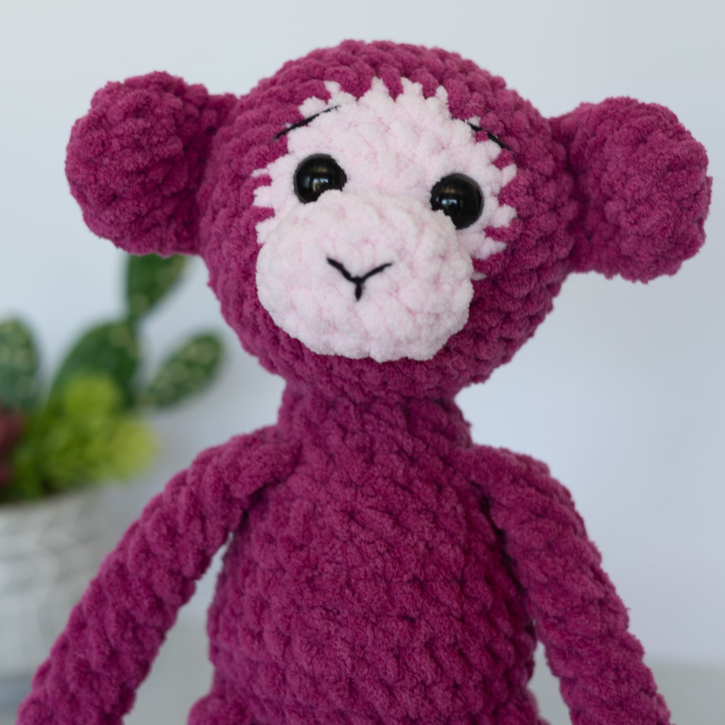 Monkey Crochet Plush Toy