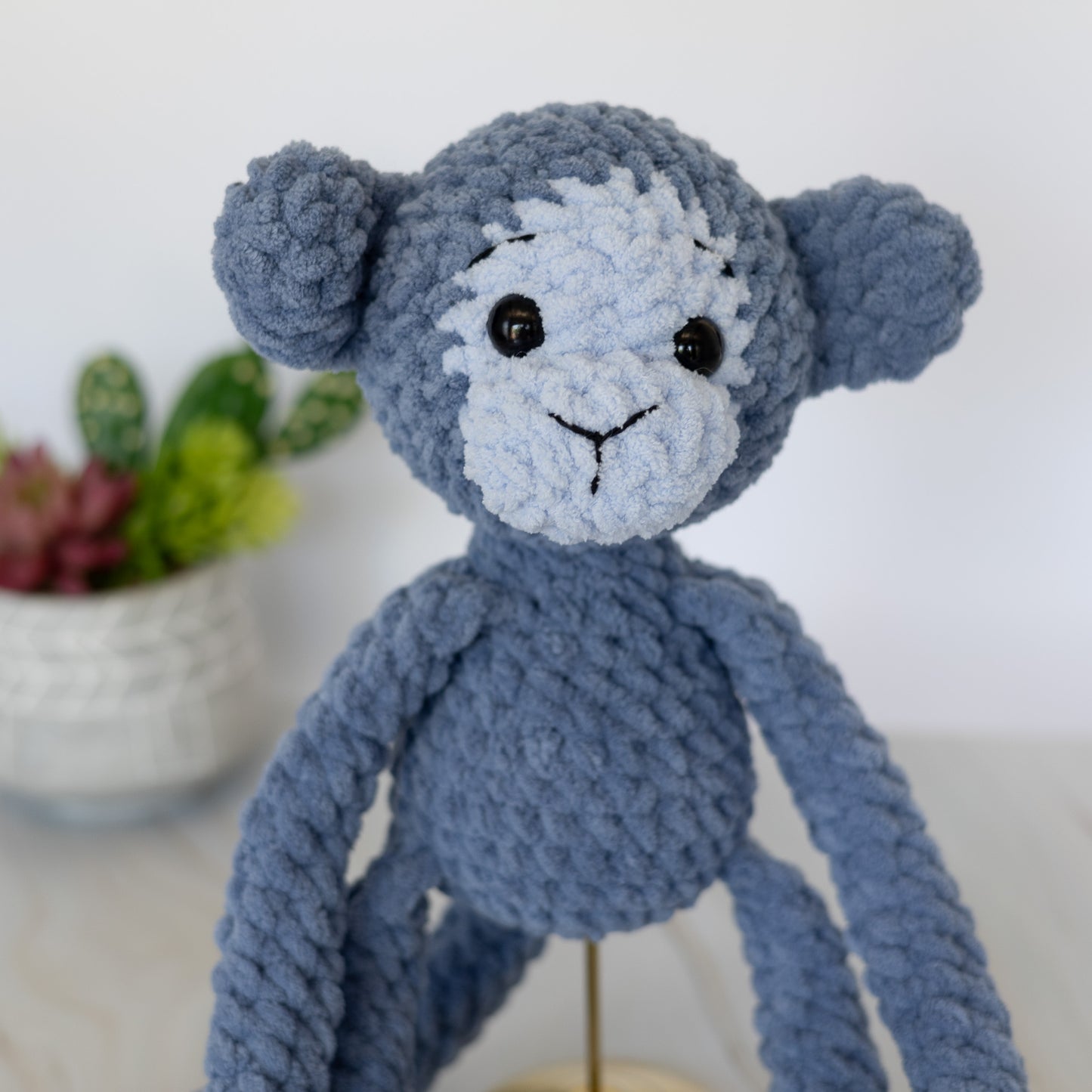 Monkey Crochet Plush Toy