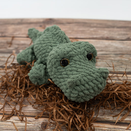 Alligator Crochet Plush Toy
