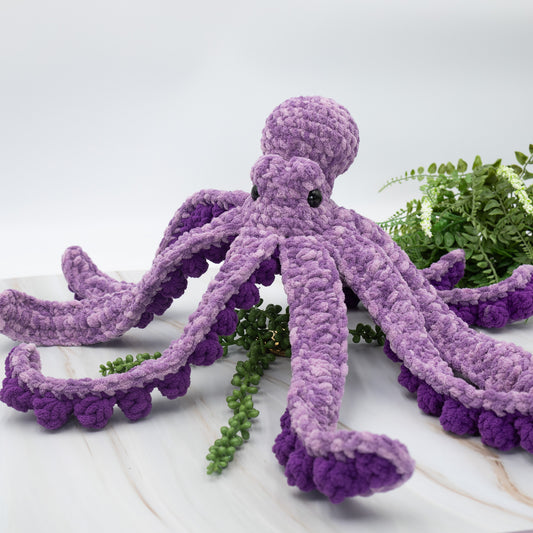 Octopus - Medium Crochet Plush Toy