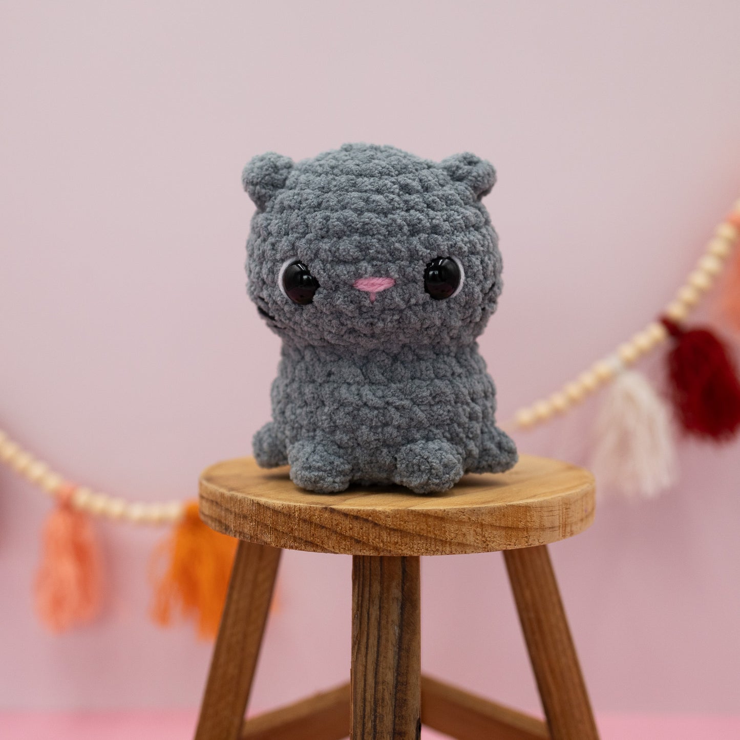 Cat Crochet Plush Toy - Made To Order