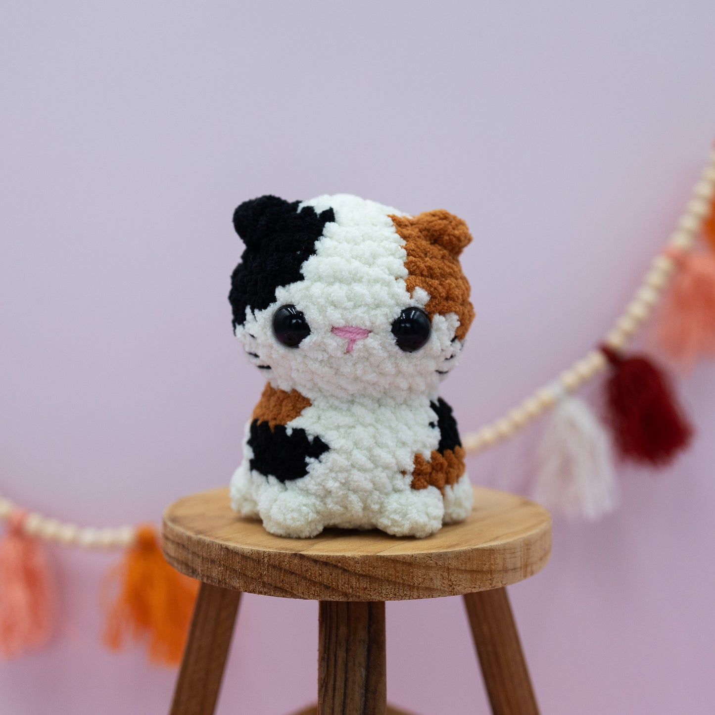 Cat Crochet Plush Toy - Made To Order