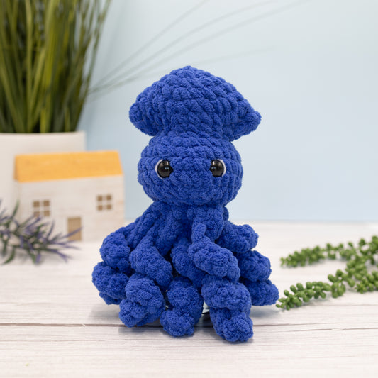 Squid Crochet Plush Toy