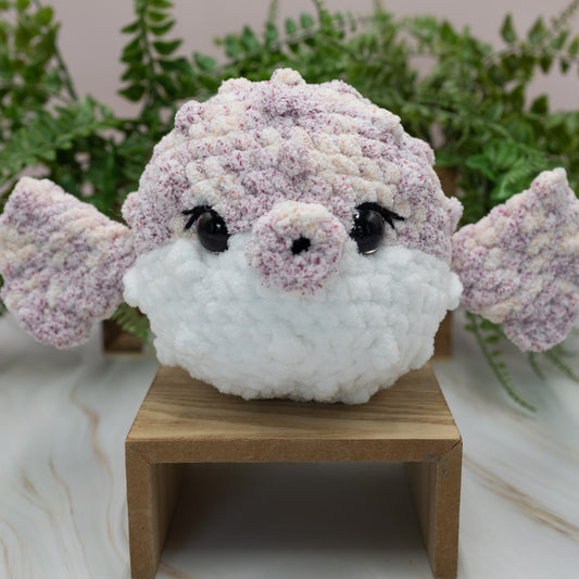 Puffer Fish Crochet Plush Toy