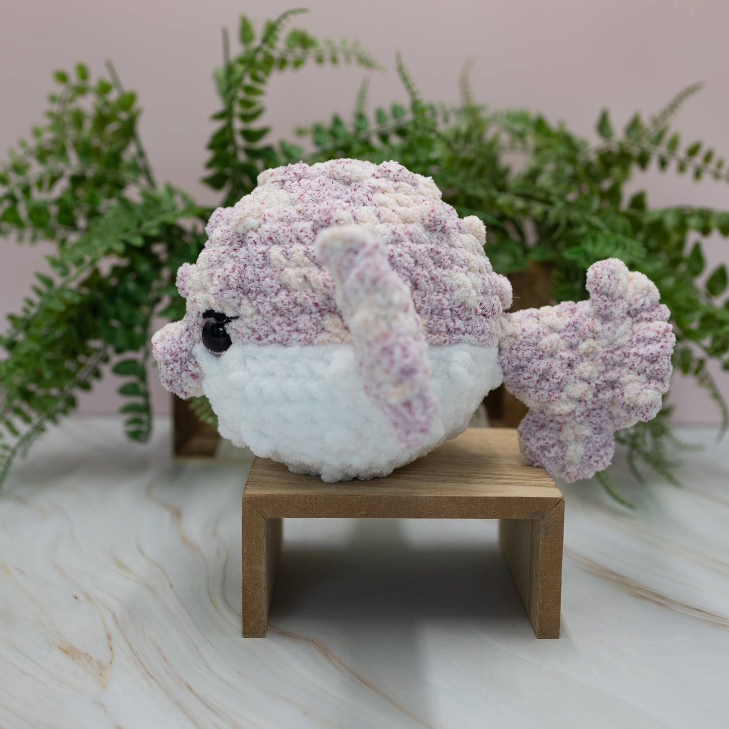 Puffer Fish Crochet Plush Toy