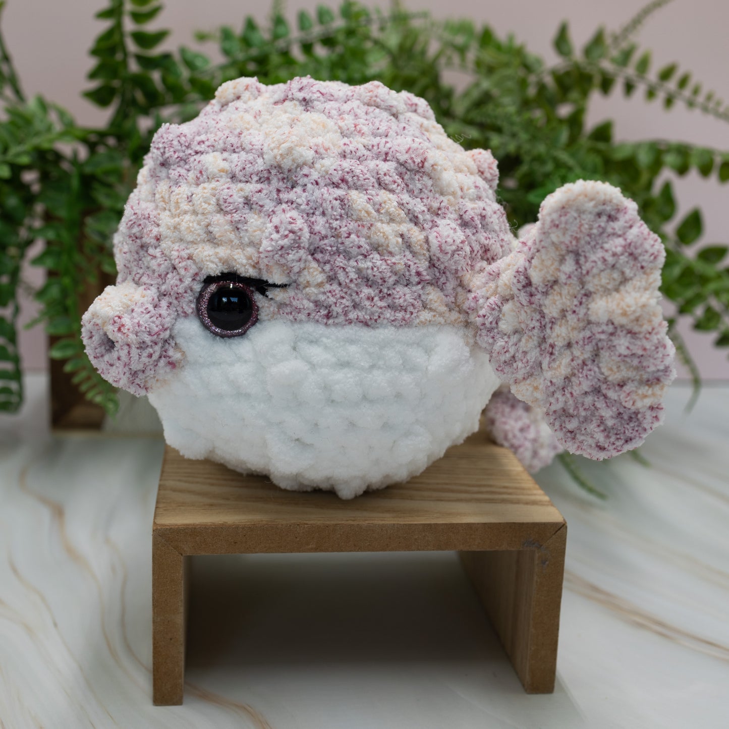 Puffer Fish Crochet Plush Toy