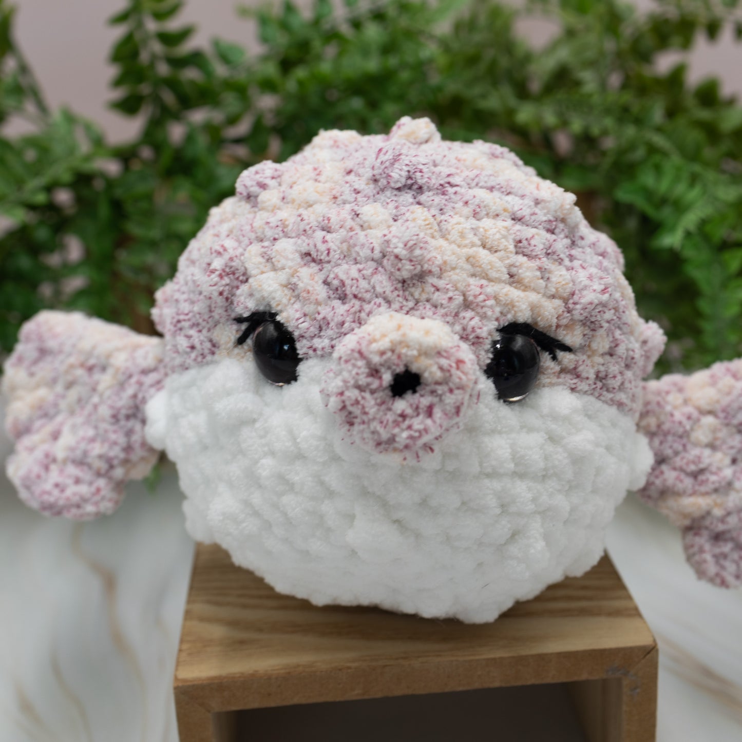 Puffer Fish Crochet Plush Toy