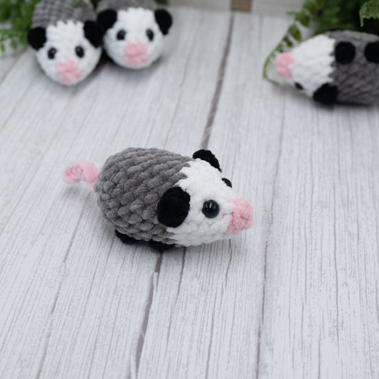 Possum Baby Crochet Plush Toy