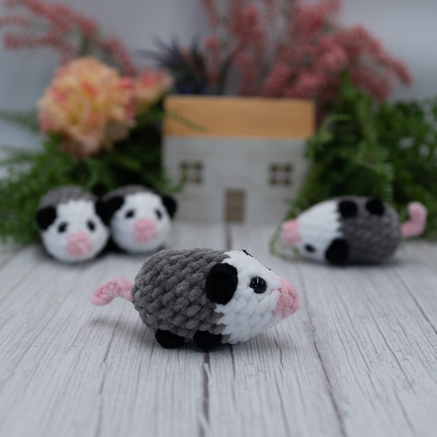 Possum Baby Crochet Plush Toy