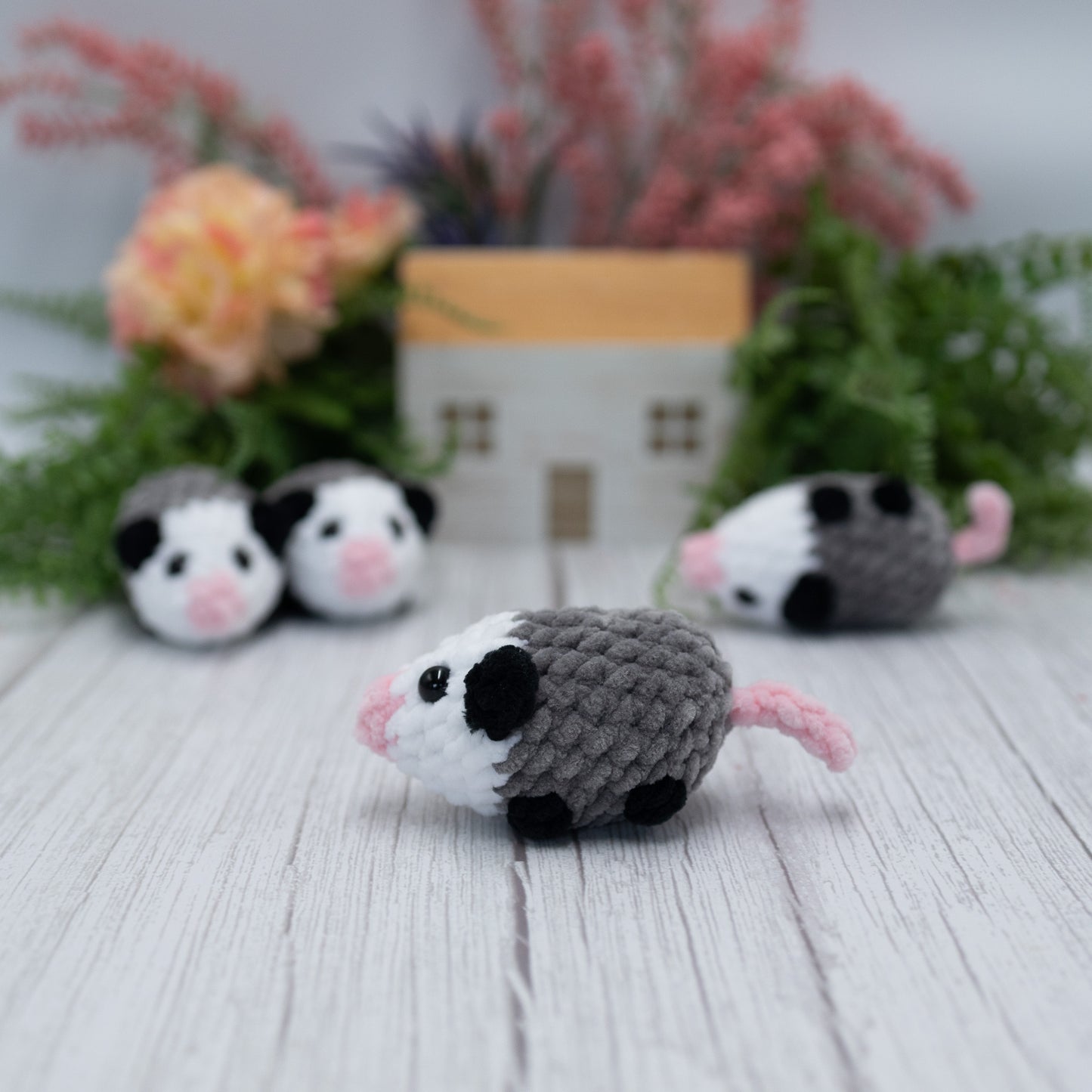Possum Baby Crochet Plush Toy