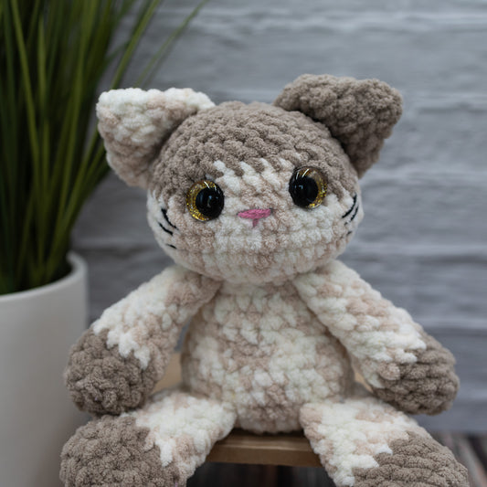 Kitty Cat Crochet Plush Toy