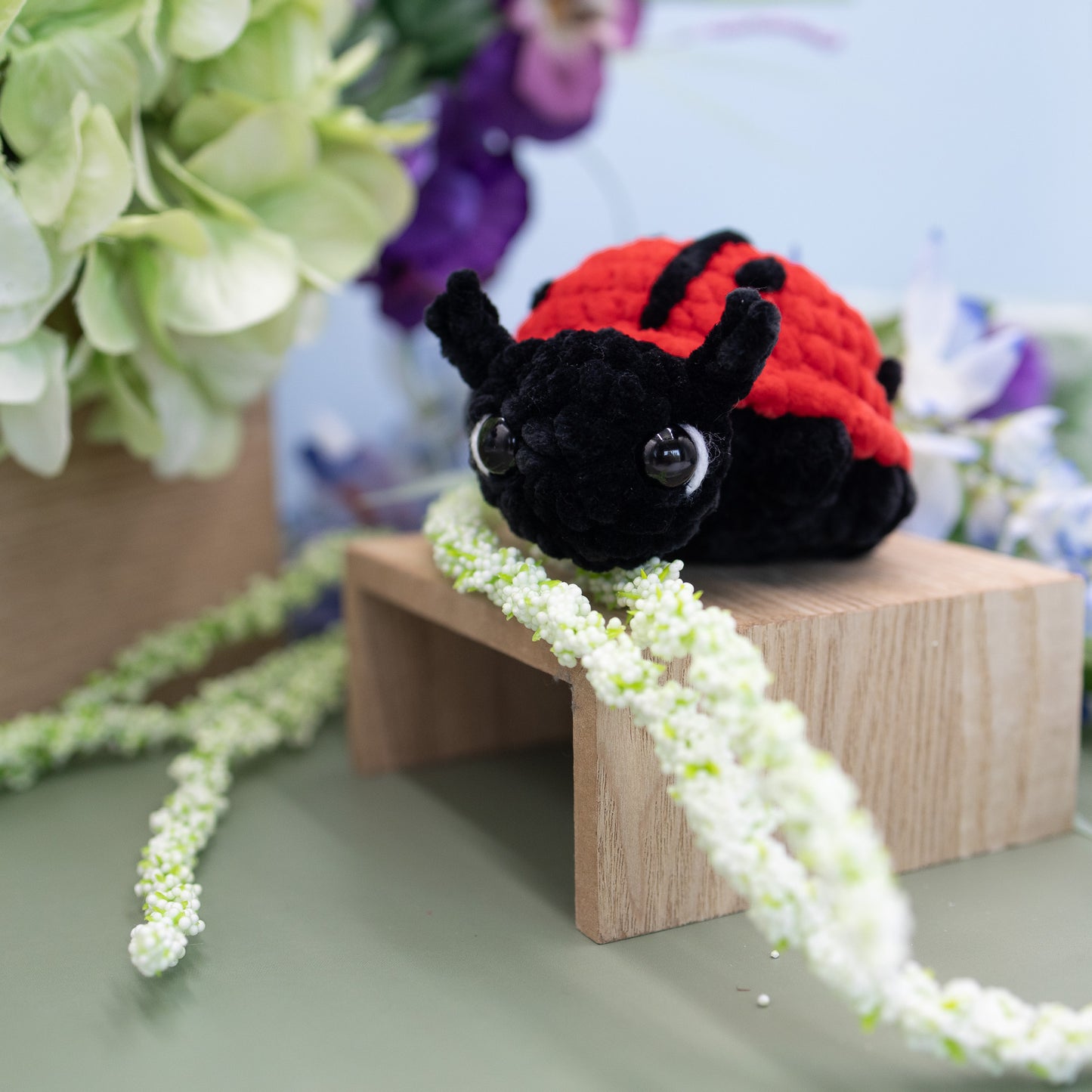 Ladybug Crochet Plush Toy