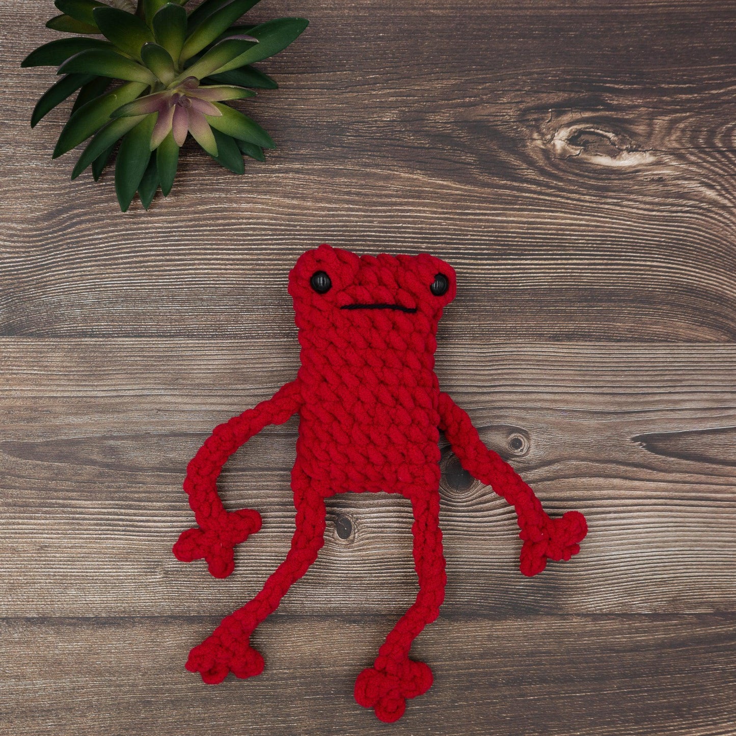 Frog Crochet Plush Toy
