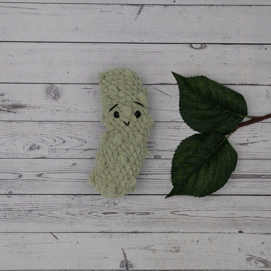 4Stitches Designs 10 Inch Crochet Pickle Plush Toy
