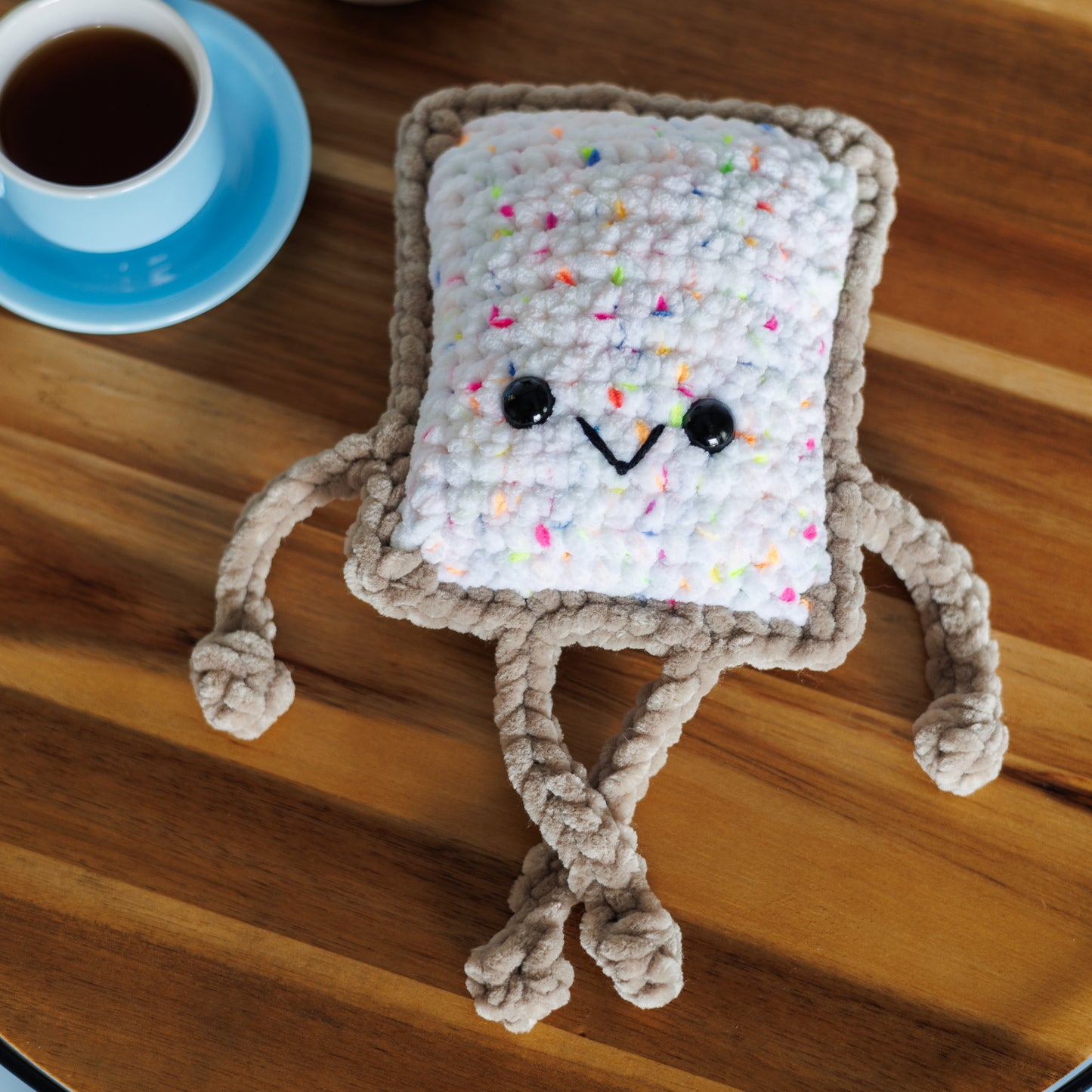 Toaster Pastry Crochet Plush Toy