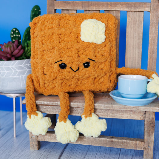 Waffle Crochet Plush Toy