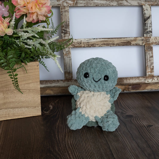 Turtle Hatchling Crochet Plush Toy