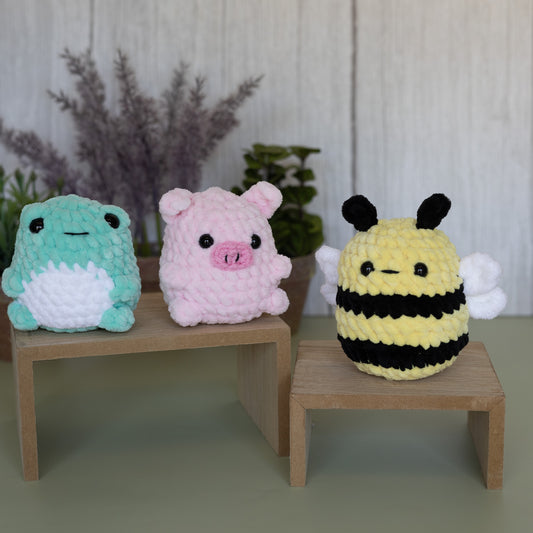 Mini Farm Animal Collection Crochet Plush Toy