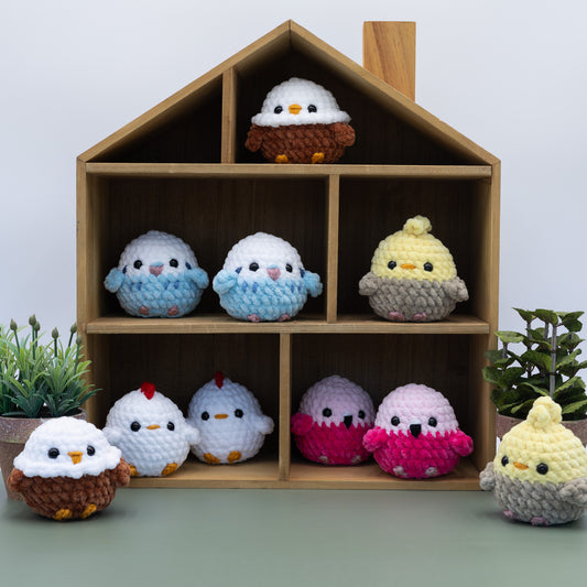 Mini Bird Collection Crochet Plush Toy