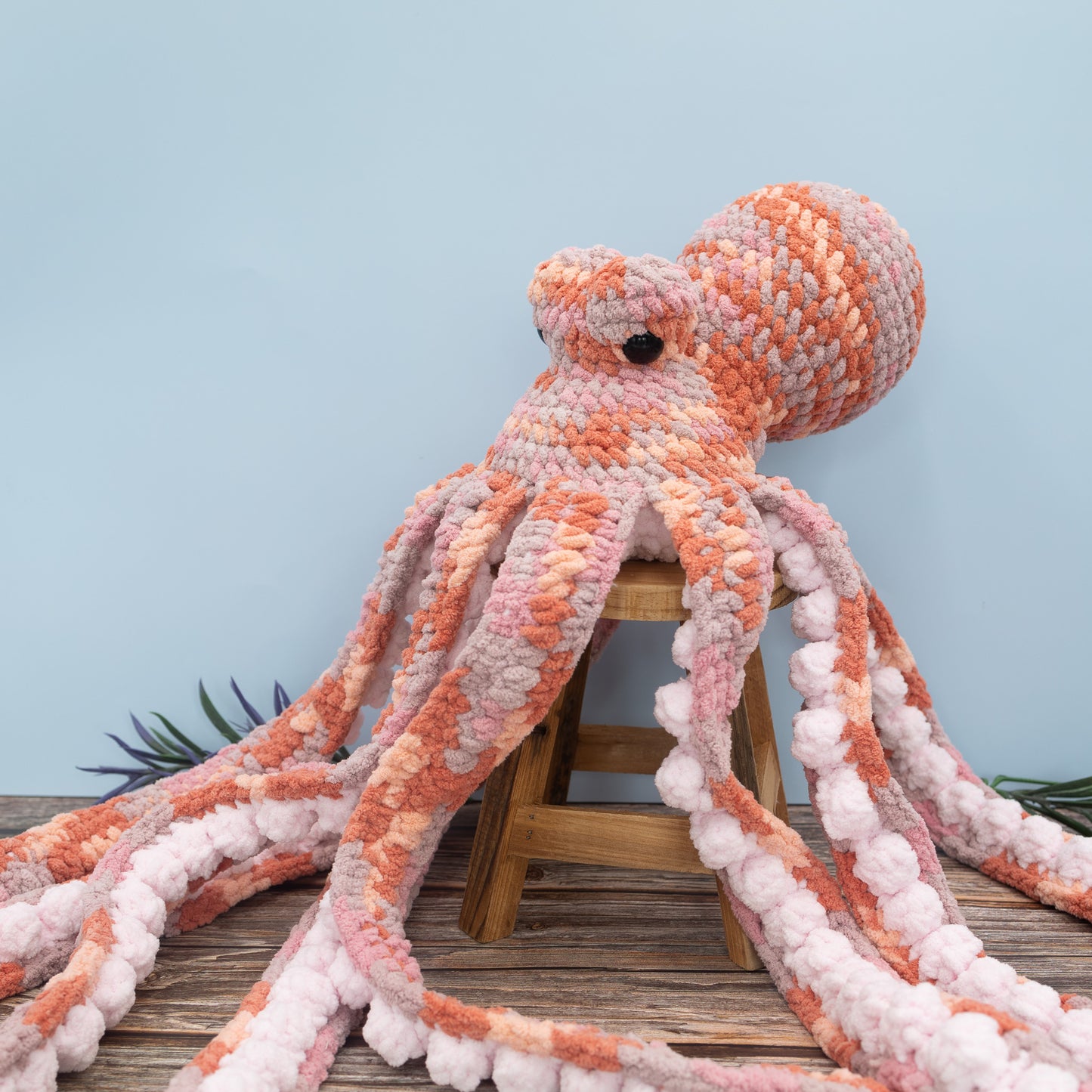 Octopus - Jumbo Crochet Plush Toy