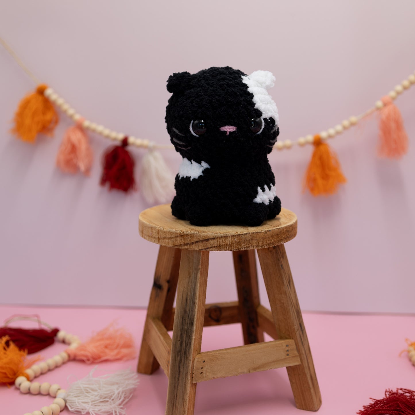 Cat Crochet Plush Toy - Made To Order