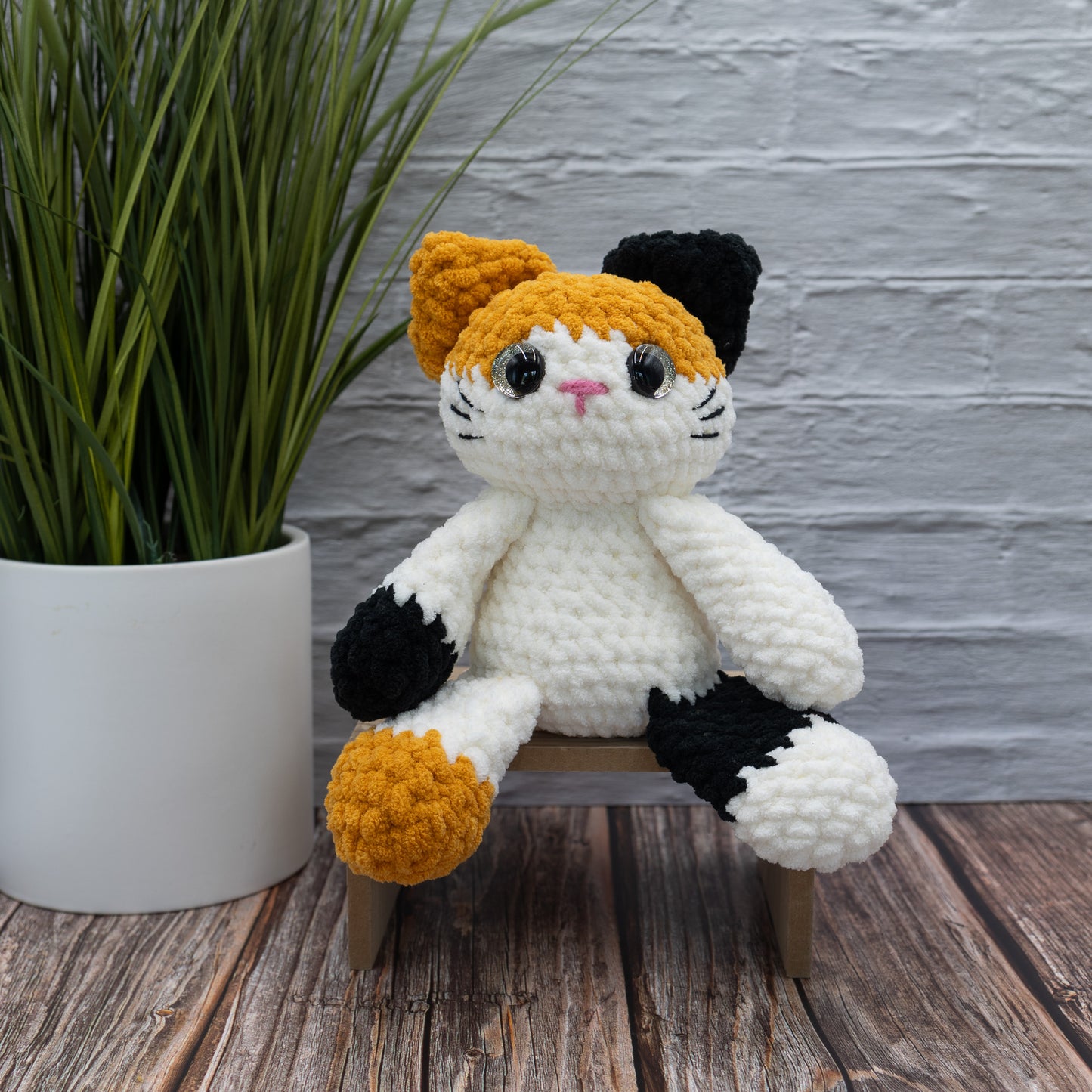 Kitty Cat Crochet Plush Toy