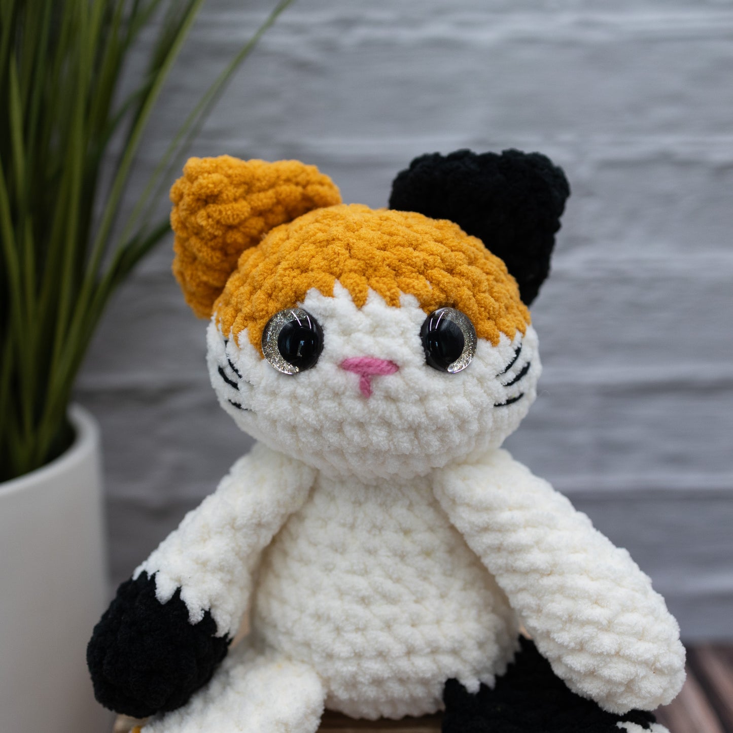 Kitty Cat Crochet Plush Toy