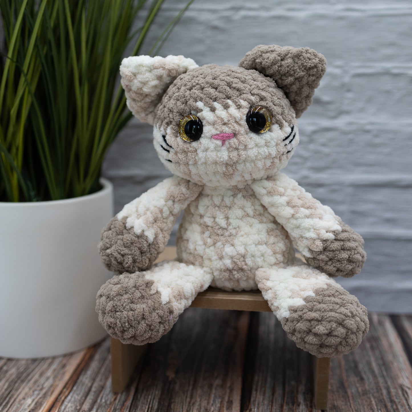 Kitty Cat Crochet Plush Toy