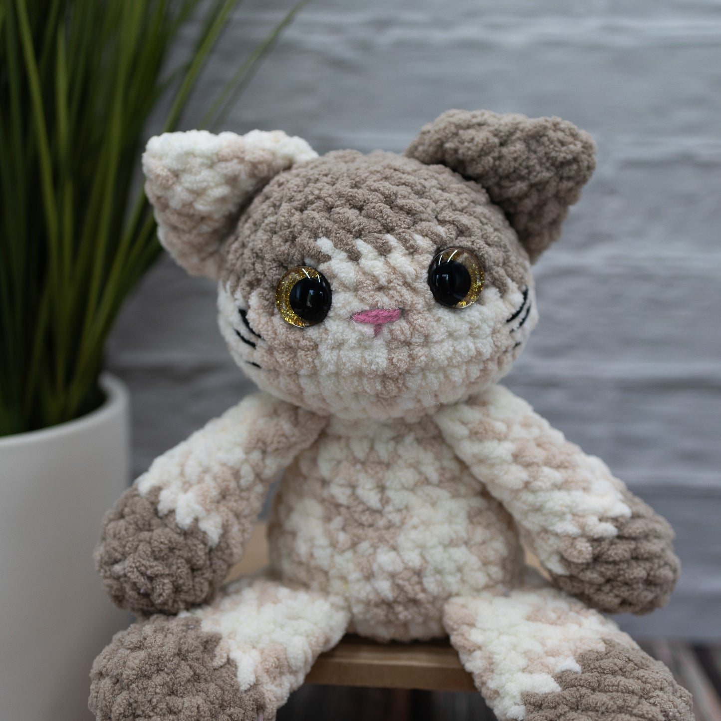Kitty Cat Crochet Plush Toy