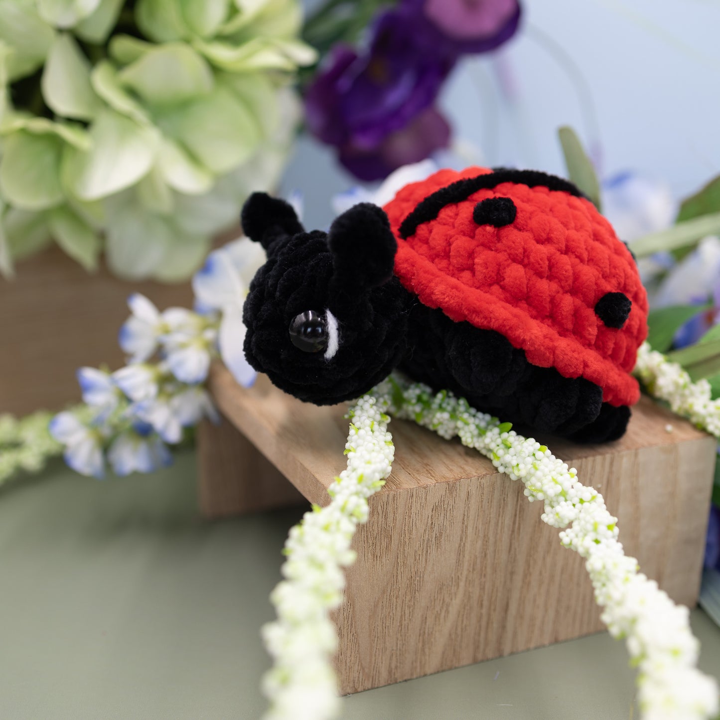 Ladybug Crochet Plush Toy