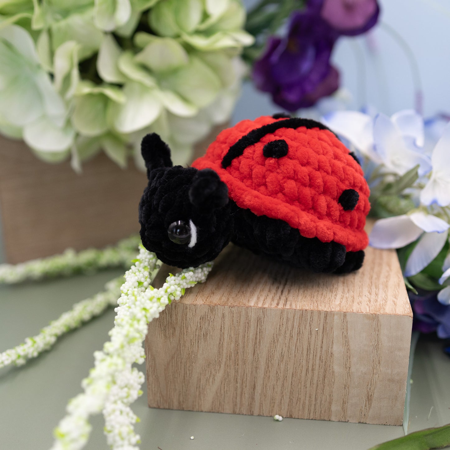 Ladybug Crochet Plush Toy