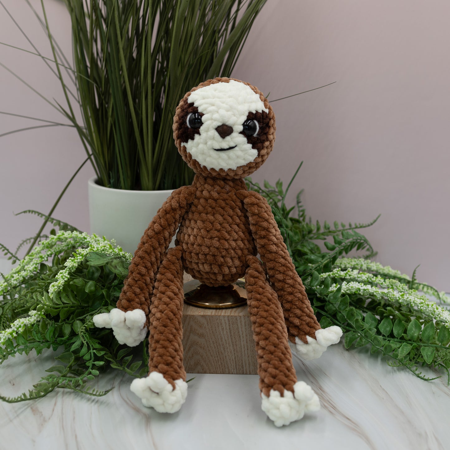 Sloth Crochet Plush Toy