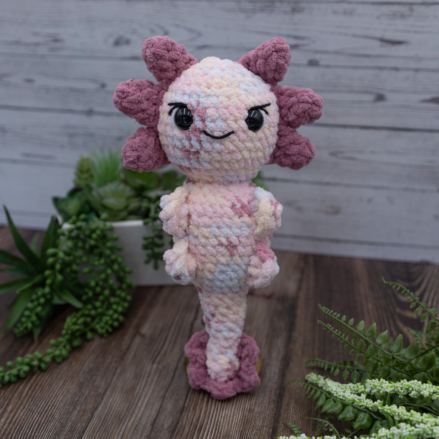 Axolotl Crochet Plush Toy