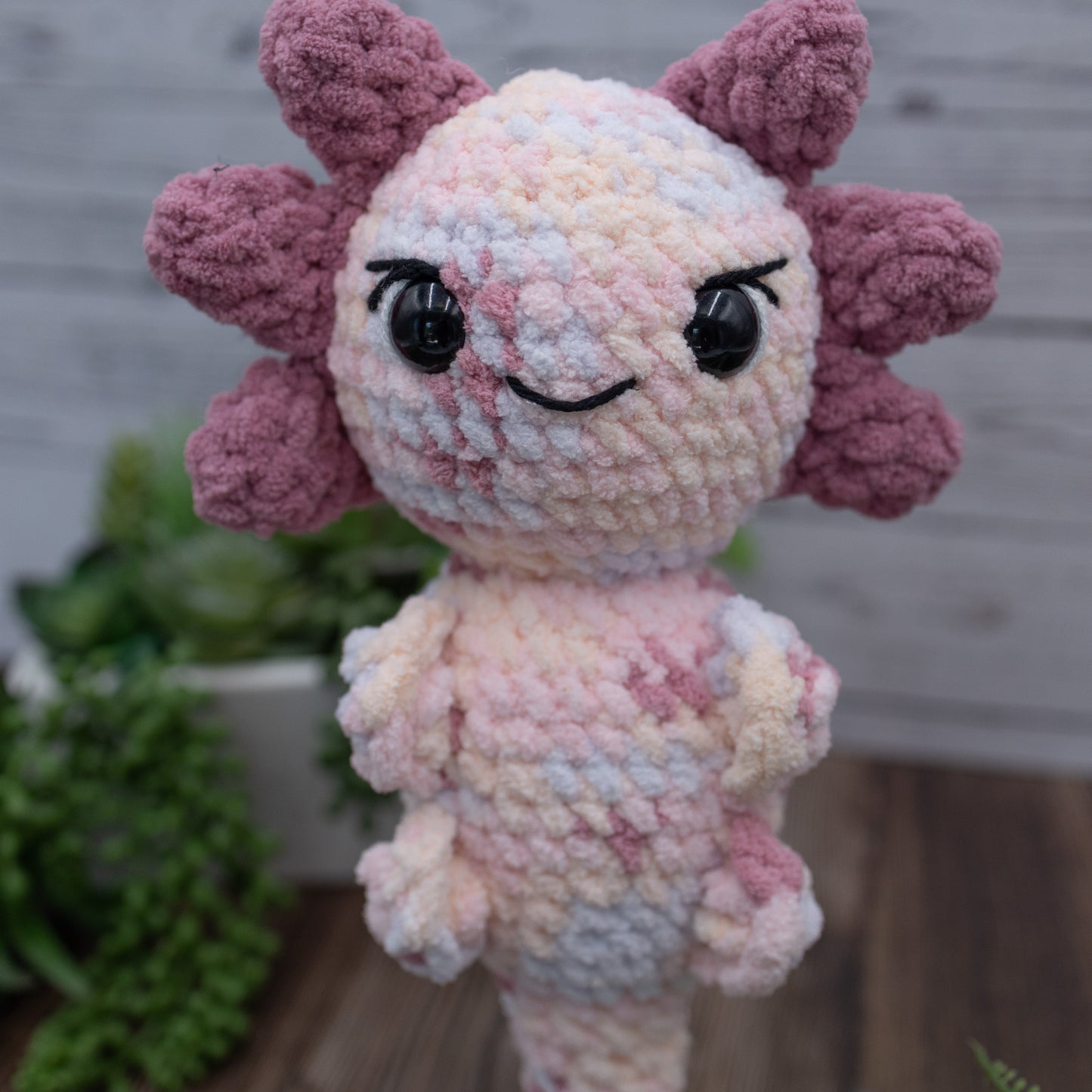 Axolotl Crochet Plush Toy