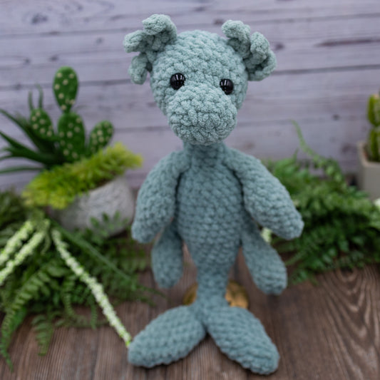Loch Ness Monster Baby Crochet Plush Toy