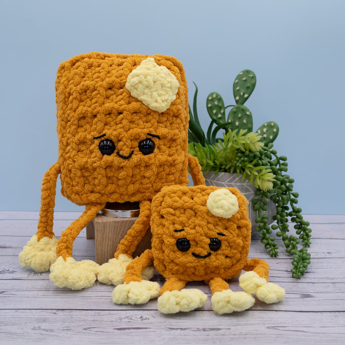 Waffle Crochet Plush Toy