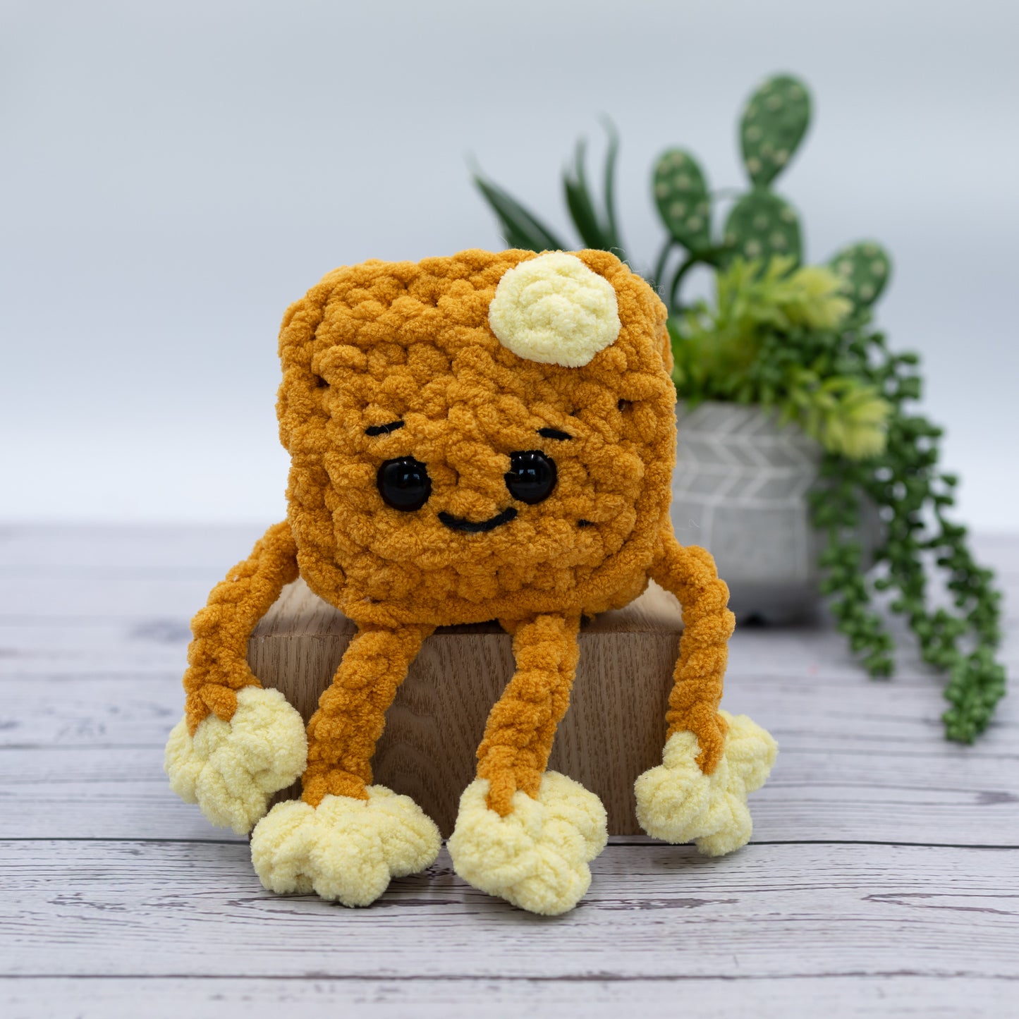 Waffle Crochet Plush Toy