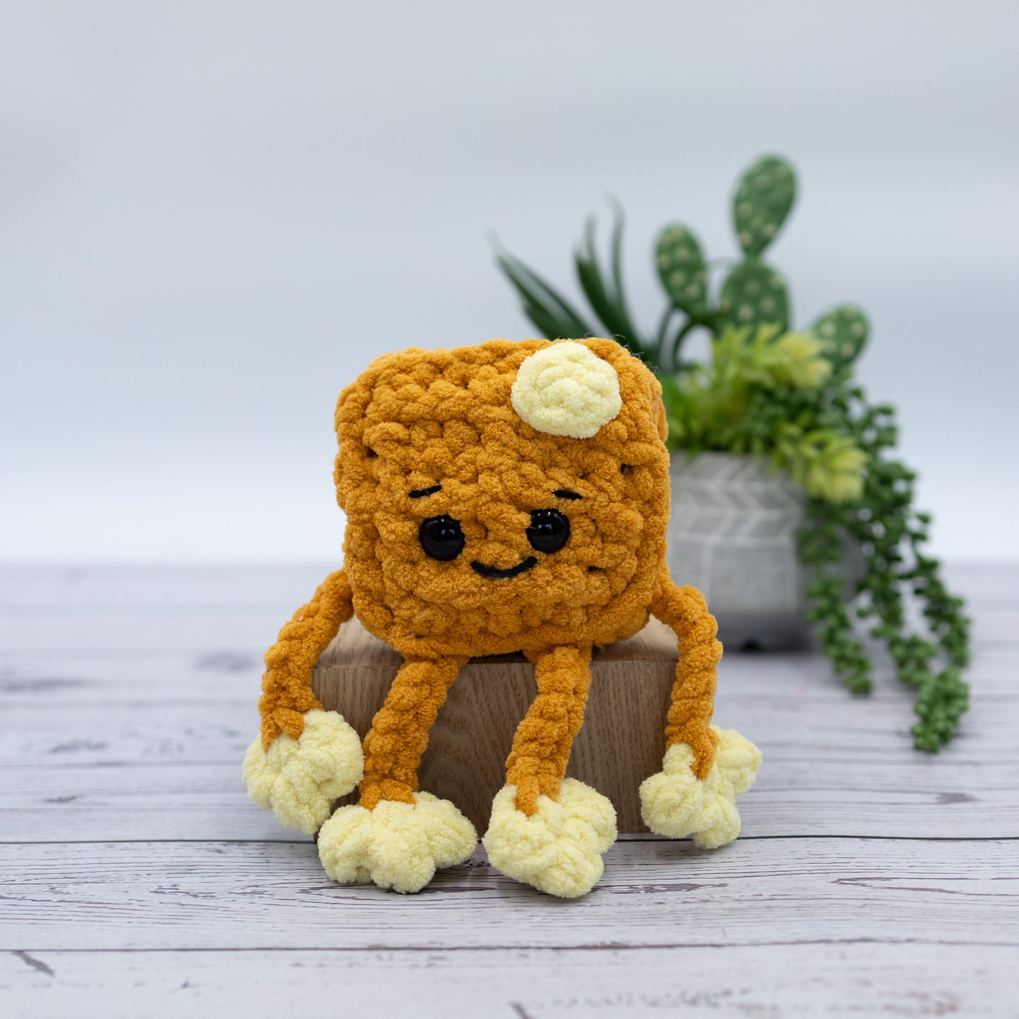 Waffle Crochet Plush Toy