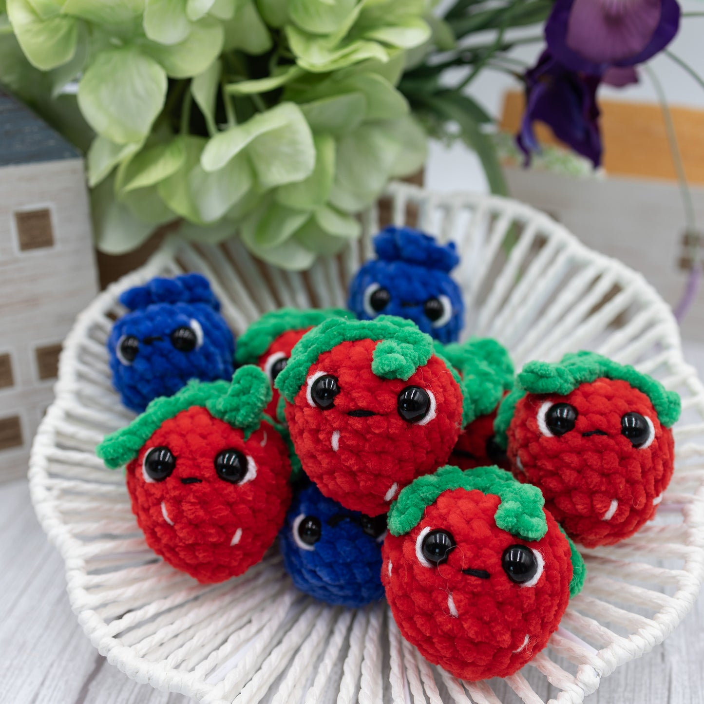 Strawberry Crochet Plush Toy