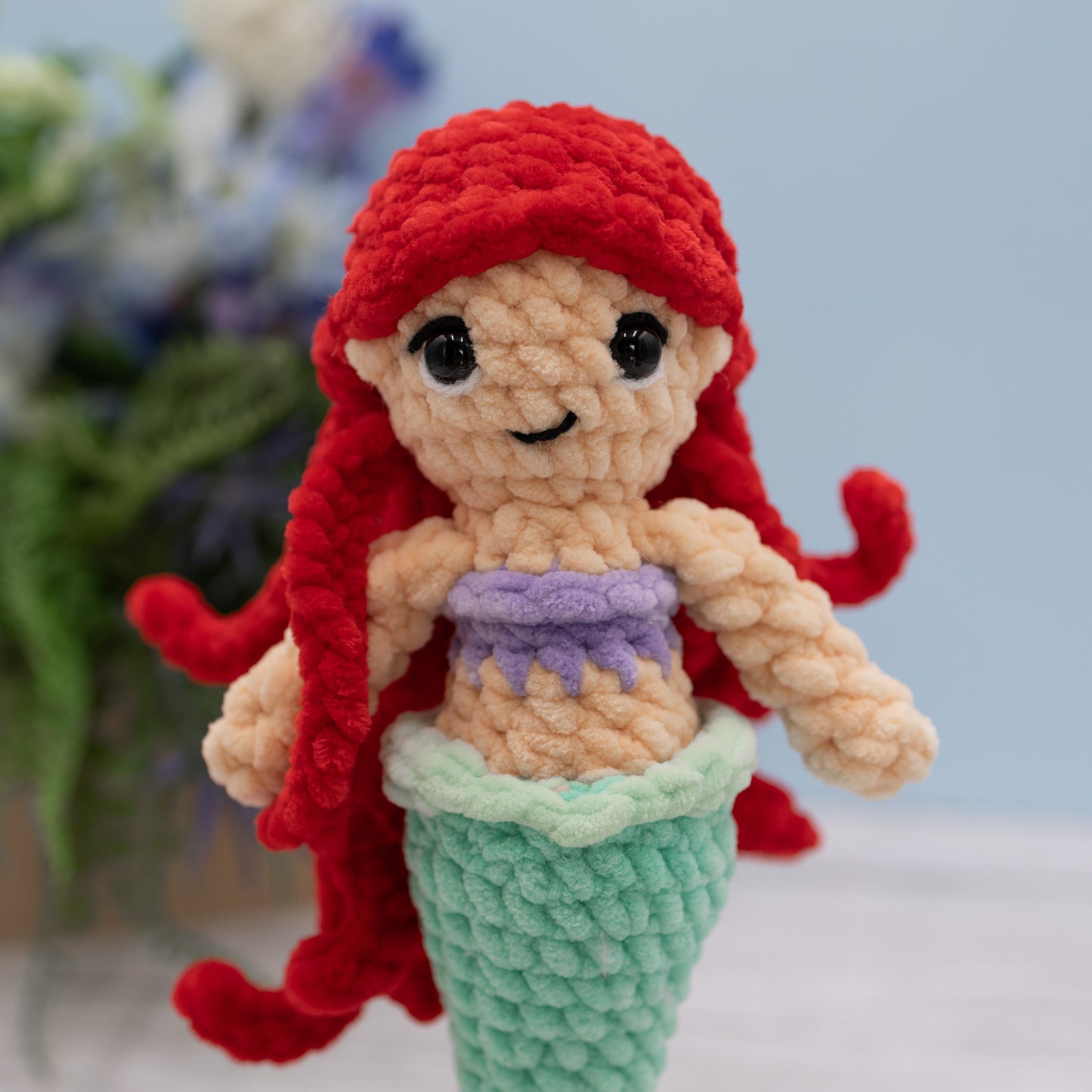 Mermaid Crochet Plush Toy
