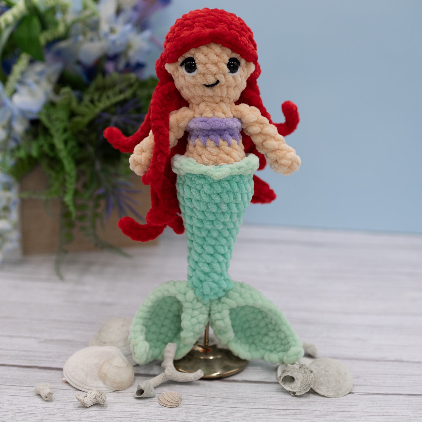 Mermaid Crochet Plush Toy