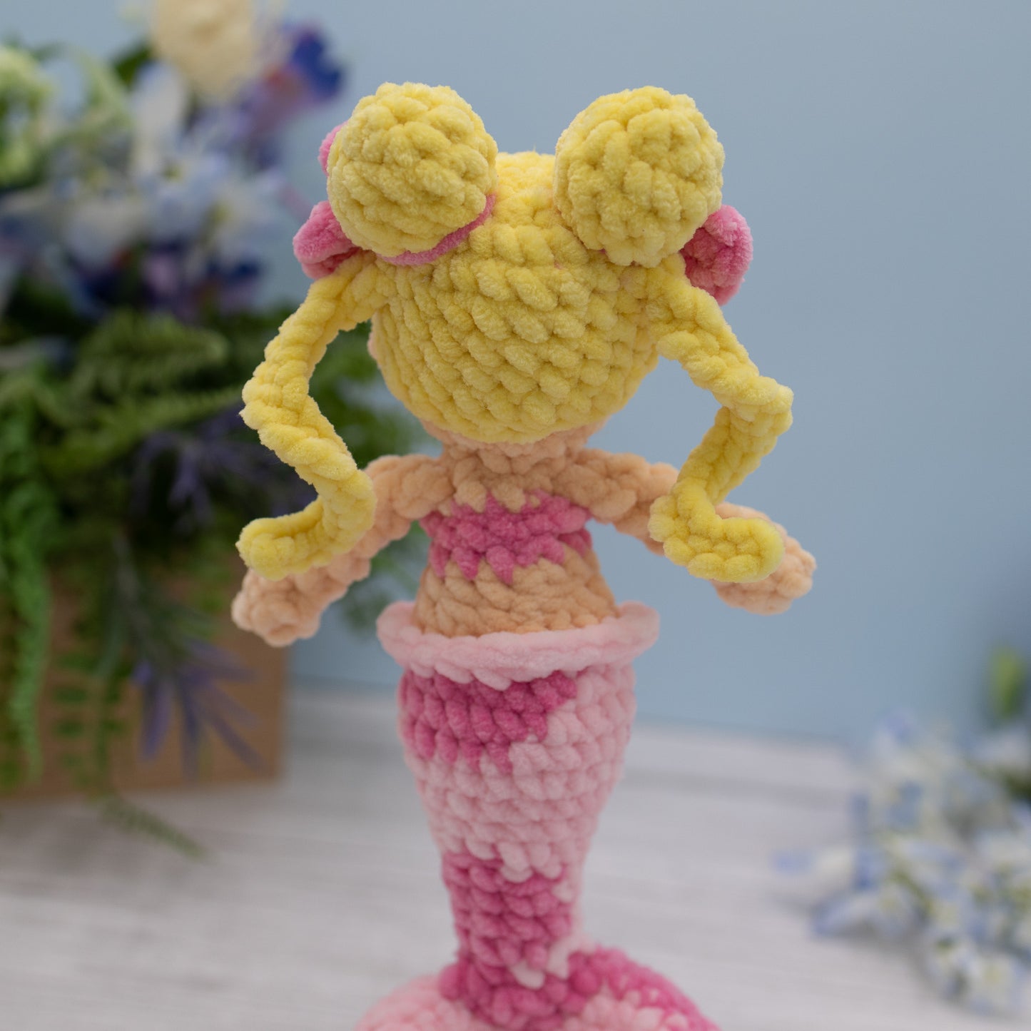 Mermaid Crochet Plush Toy