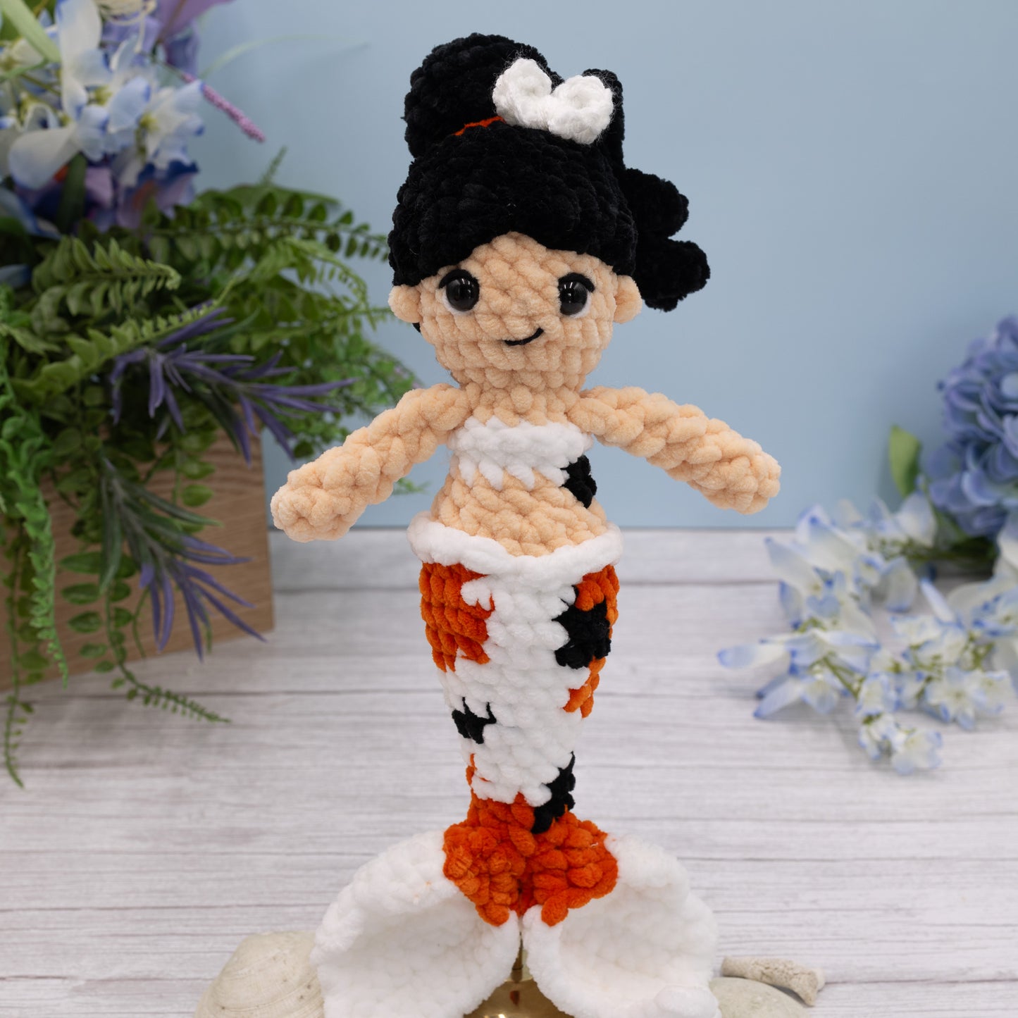Mermaid Crochet Plush Toy